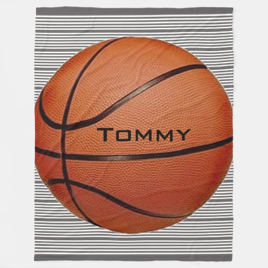 Basketball Design Fleece Blanket Deken (Voorkant)