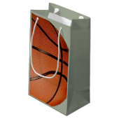 Basketball Design Gift Bag Klein Cadeauzakje (Achterkant Gekanteld)