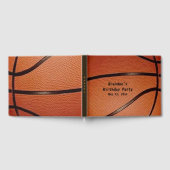 Basketball Design Guest Book Gastenboek (Volledig)