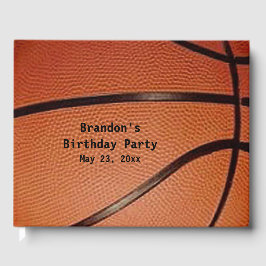 Basketball Design Guest Book Gastenboek
