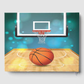 Basketball Design Guest Book Gastenboek (Achterkant)