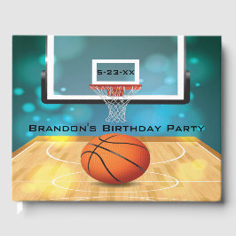 Basketball Design Guest Book Gastenboek
