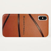 Basketball Design iPhone X Hoesje (Achterkant (horizontaal))