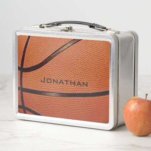 Basketball Design Metal Lunchbox (In situ)