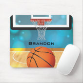 Basketball Design Mousepad Muismat (Met muis)