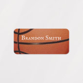 Basketball Design Name Labels (Design 1)