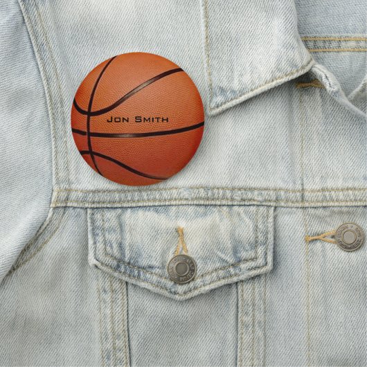 Basketball Design Name Tag (In situ)