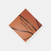 Basketball Design Paper Napkins Servet (Hoek)