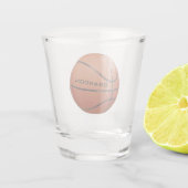 Basketball Design Shot Glass Glas (Achterkant)