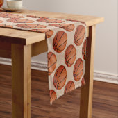 Basketball Design Table Runner Korte Tafelloper (Voorbeeld)