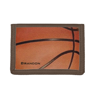 Basketball Design Wallet Drievoud Portemonnee