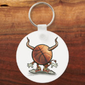 Basketball Devil Sleutelhanger (Voorkant)