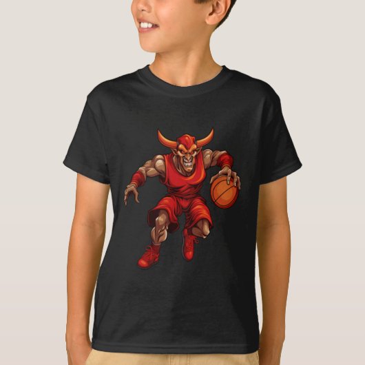 Basketball Devil T-shirt (Voorkant)