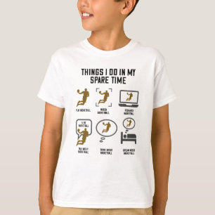 Basketball Dingen die ik doe in mijn vrije tijd T-shirt