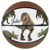 Basketball Dinosaur Basketbal (Voorkant)