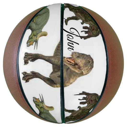 Basketball Dinosaur Basketbal (Verticaal)