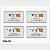 Basketball dit boek behoort tot de stickers (Vel)