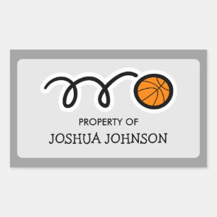 Basketball dit boek behoort tot de stickers