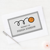 Basketball dit boek behoort tot de stickers (Envelop)