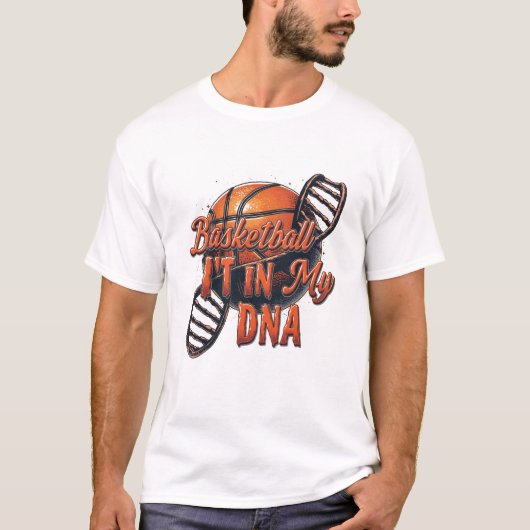 Basketball DNA T-shirt (Voorkant)