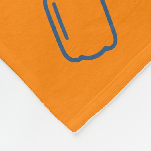 Basketball Doodle Drawing Custom Name Senior Night Fleece Deken (Hoek)