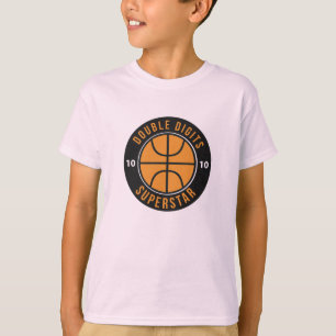Basketball Double Digits Superstar 10th BIRTHDAY T-shirt