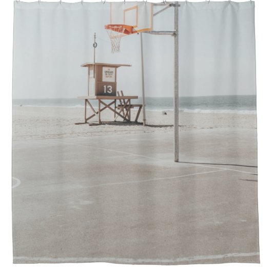 Basketball Douchegordijn (Voorkant)