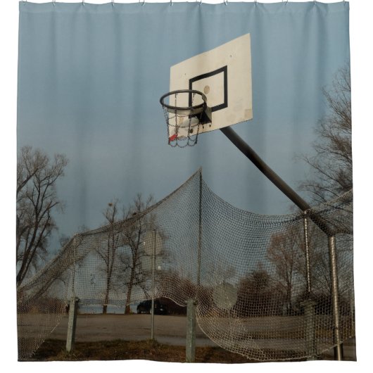  Basketball Douchegordijn (Voorkant)