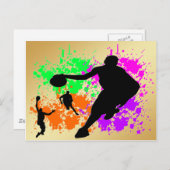 Basketball Dreams Briefkaart (Voorkant / Achterkant)