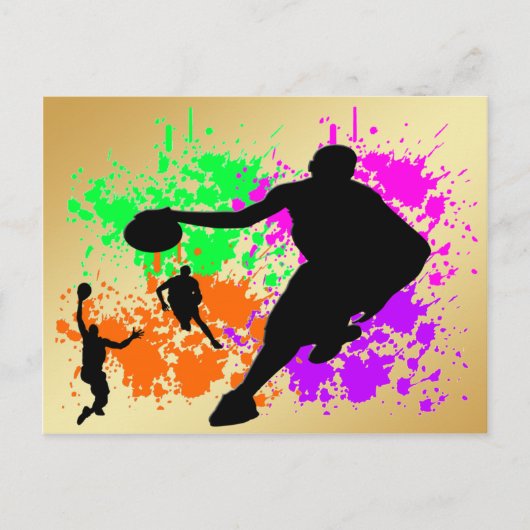 Basketball Dreams Briefkaart (Voorkant)