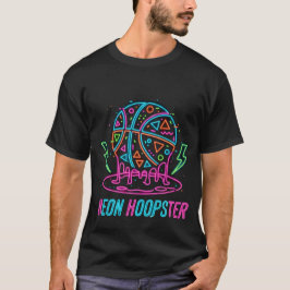 Basketball Drip Neon Basketball Graphics  T-shirt