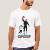 Basketball Drip Neon Basketball Graphics  T-shirt (Voorkant)