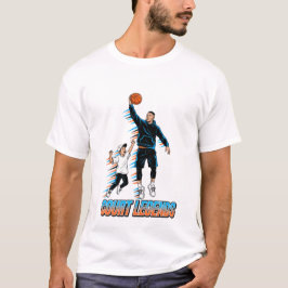 Basketball Drip Neon Basketball Graphics  T-shirt
