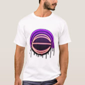 Basketball Drip Neon Basketball Graphics  T-shirt (Voorkant)