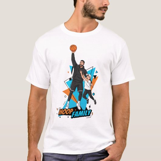 Basketball Drip Neon Basketball Graphics  T-shirt (Voorkant)