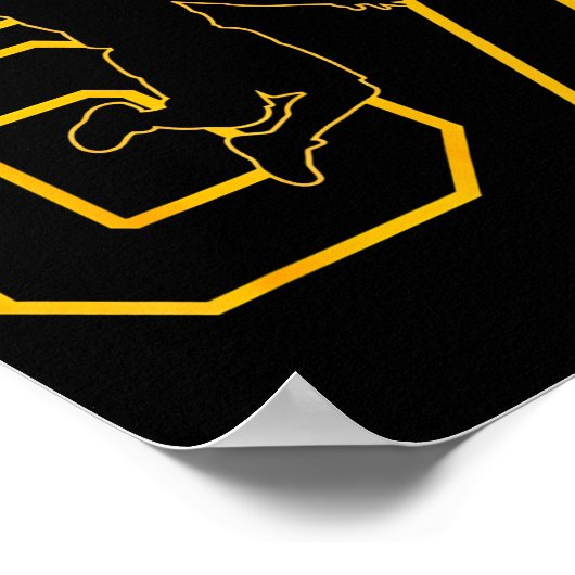 Basketball Drip Number 67 Basketball Player  Poster (Hoek)