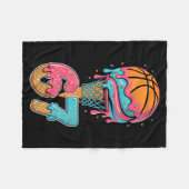 Basketball Drip Number 67 Player 67th Birthday Ice Fleece Deken (Voorkant (Horizontaal))