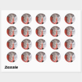 Basketball-droomsticker Ronde Sticker (Vel)