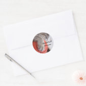 Basketball-droomsticker Ronde Sticker (Envelop)