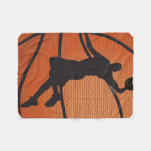 Basketball-dunk Fleece Deken (Voorkant (Horizontaal))
