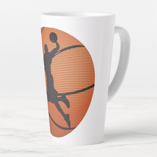 Basketball-dunk Latte Mok (Rechterhoek)