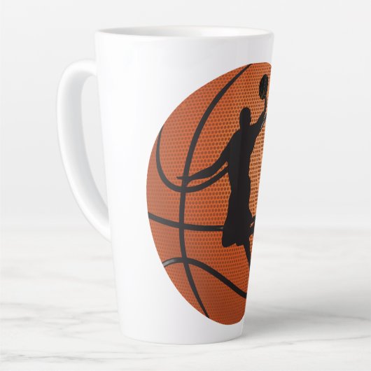 Basketball-dunk Latte Mok (Linkerhoek)