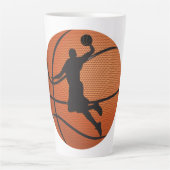 Basketball-dunk Latte Mok (Voorkant)