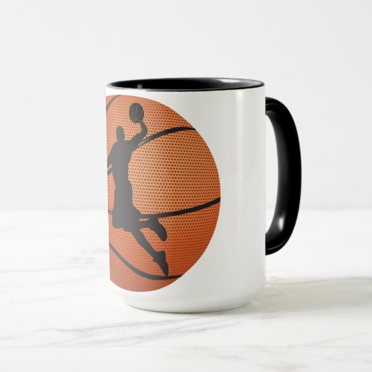 Basketball-dunk Mok (Voorkant rechts)