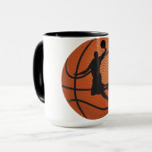 Basketball-dunk Mok (Voorkant links)
