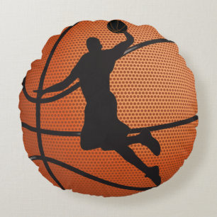 Basketball-dunk Rond Kussen