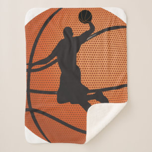 Basketball-dunk Sherpa Deken