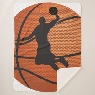 Basketball-dunk Sherpa Deken
