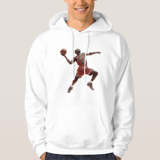 Basketball Dunk Silhouette Hoodie (Voorkant)