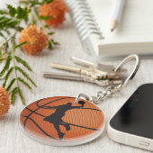 Basketball-dunk Sleutelhanger (Voorkant Rechts)